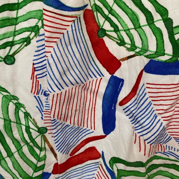 Anthropologie Conversations umbrella print skirt - Picture 4 of 7